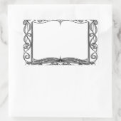 Verfraaide boek Sticker Bookplate (Tas)