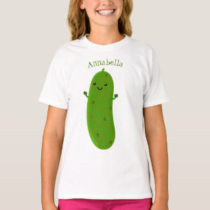 Verfris de gelukkige illustratie van de cartoon pi t-shirt