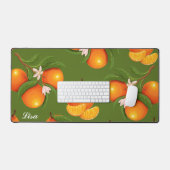 Verfrissend patroon van grote Sinaasappels Bureaumat (Keyboard & Muis)