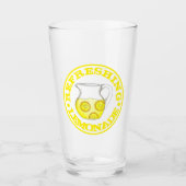 Verfrissende limonade gele lemon Ade Pitcher Glas (Voorkant)