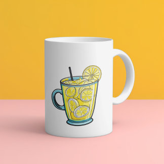 Verfrissende mok lemonade
