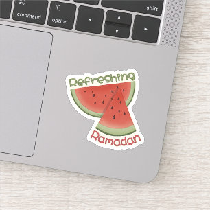 Verfrissende Ramadan Watermeloen Sticker