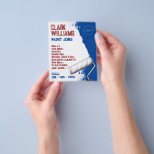 Verfrol met logo flyer (Hand)