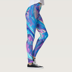 Verfrommelde regenboog Leggings