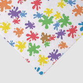 Verfspat Tissuepapier (Detail)