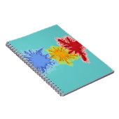 Verfspatnotebook Notitieboek (Rechterzijde)