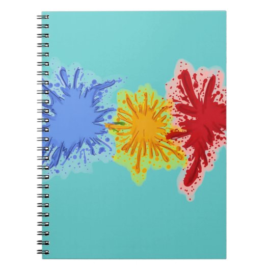 Verfspatnotebook Notitieboek (Voorkant)