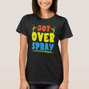 Verfspatten Auto Detailing Autocarrosserie Schilde T-shirt