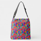 Verfspatten Crossbody Tas (Achterkant)