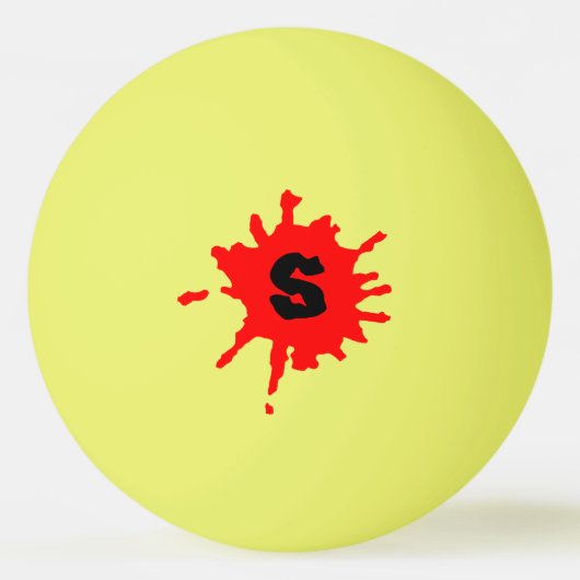 Verfspatten Pingpongballen (Voorkant)