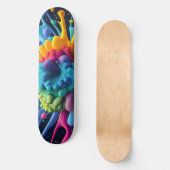 Verfspatten Skateboard (Voorkant)