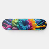 Verfspatten Skateboard (Horizontaal)