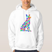Verfstipkunst met Waterverf van herdershonden Hoodie (Voorkant)