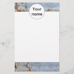 Verftextuur afpellen briefpapier