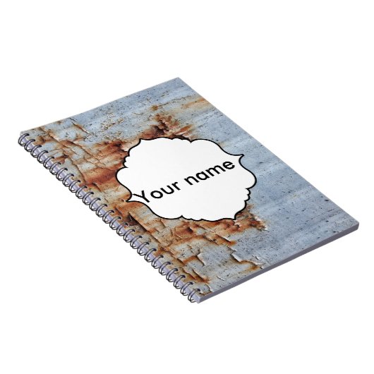 Verftextuur afpellen notitieboek (Rechterzijde)