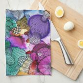 Verfusie keukenhanddoek (Quarter Fold)