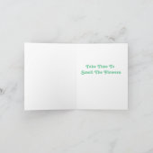 Verg tijd om de bloemen, de notakaarten van de kaart (Binnen)