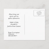 Vergaderherinnering Aankondigingskaart (Achterkant)