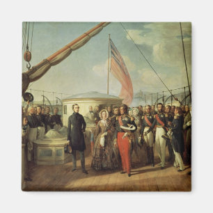 Vergadering b/w Louis-Philippe en Queen Victoria Magneet