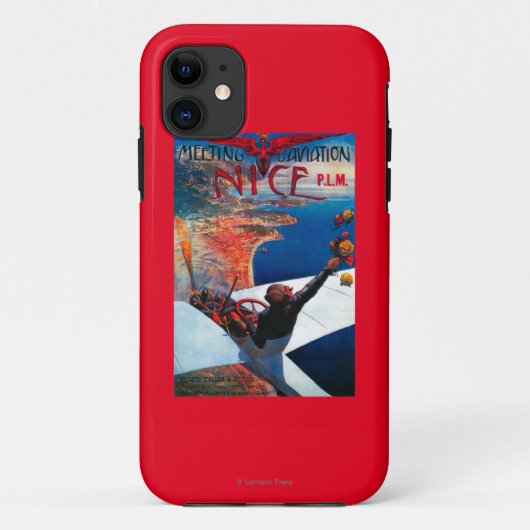 Vergadering D' Aviation in Nice, Poster Frankrijk Case-Mate iPhone Case (Achterkant)