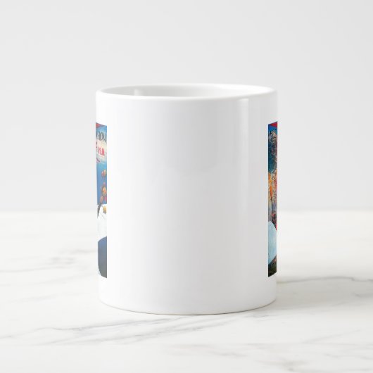 Vergadering D' Aviation in Nice, Poster Frankrijk Jumbo Mok (Voorkant)