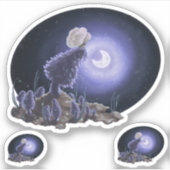 Vergadering in Moonlight Sticker (Voorkant)