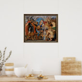 Vergadering van Abraham en Melchizedek Poster (Keuken)