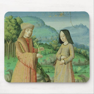Vergadering van Aeneas en Anne, de zus van Dido Muismat