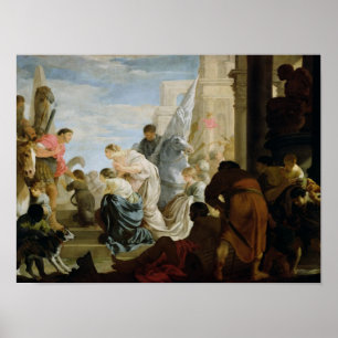 Vergadering van Anthony en Cleopatra, c.1645 Poster