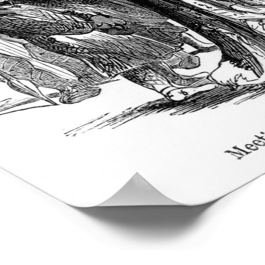 Vergadering van Edmund Ironside en Canute Poster (Hoek)