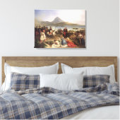 Vergadering van generaal Nicolas Joseph Maison Canvas Afdruk (Insitu (Slaapkamer))