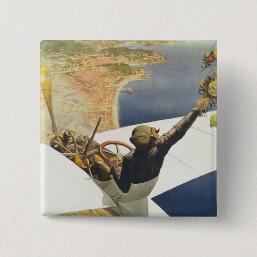 Vergadering van Nice Vierkante Button 5,1 Cm (Voorkant)