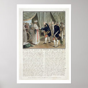 Vergadering van Pierre Andre de Suffren de Saint T Poster