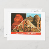 VERGADERINGEN VAN EGYPTE BRIEFKAART (Voorkant / Achterkant)