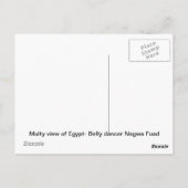 VERGADERINGEN VAN EGYPTE BRIEFKAART (Achterkant)