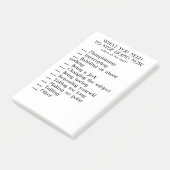 Vergadernotities Post-it® Notes (Schuin)