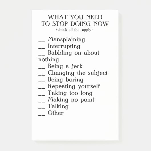 Vergadernotities Post-it® Notes (Voorkant)