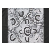 Vergaderplaats Grijs tafelkleed (Voorkant (Horizontaal))