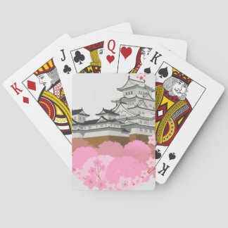 Vergankelijkheid Kersenbloesemkaart voor games.🌸 Pokerkaarten