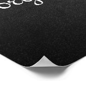 Vergeef en vergeet wijsheid gezegde houtskool post poster (Hoek)