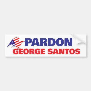 VERGEEF GEORGE SANTOS straf te streng laat hem vri Bumpersticker