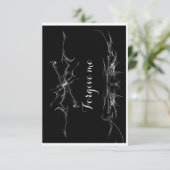 Vergeef me bedankkaart (Staand voorkant)