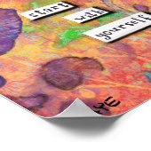 Vergeef me. Begin met jezelf - Inspirerend kunst Poster (Hoek)