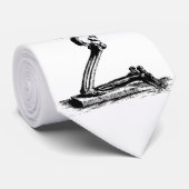 Vergeef me Skeleton Stropdas (Opgerold)