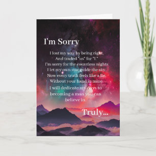 Vergeef Me Sorry Kaart