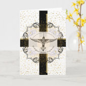 Vergeef ze TOCH inspirerend kolibrie Kaart (Gele Bloem)