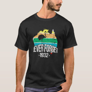 Vergeet Australië Emu War 1932 Australian T-shirt