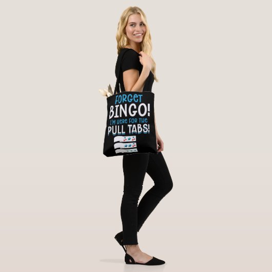 Vergeet Bingo Lucky Pull Tab Draagtas (Op model)
