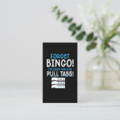 Vergeet Bingo Lucky Pull Tab Visitekaartje (Staand voorkant)