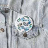 Vergeet Boys Ronde Button 7,6 Cm (In situ)